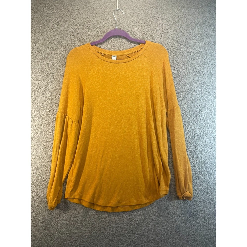 Old Navy Luxe, Super Soft Lightweight Sweater,  Womens Size L Mustard Yellow